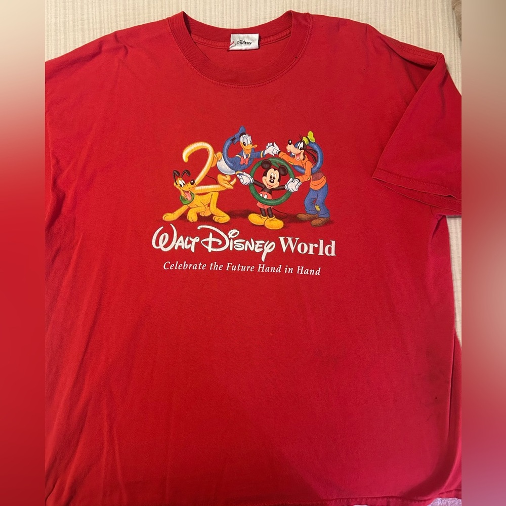 Disney 2008 Red Graphic T-Shirt